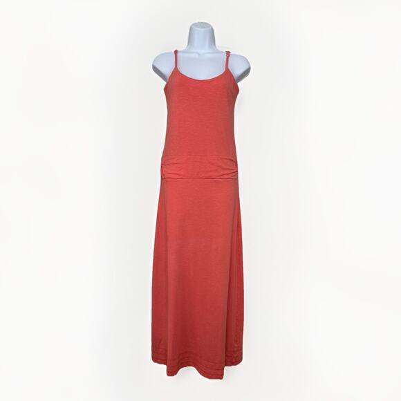 Toad & Co Dresses & Skirts - Toad & Co Long Island Maxi Dress Sm Coral Stretch Summer Vacation Sustainable